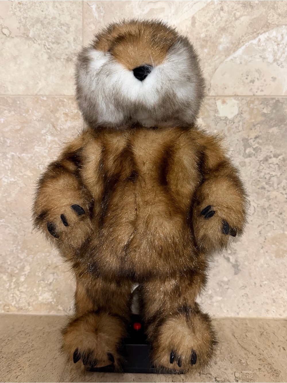 Gemmy Caddyshack Gopher Plush Brown 15" Electronic Toy
